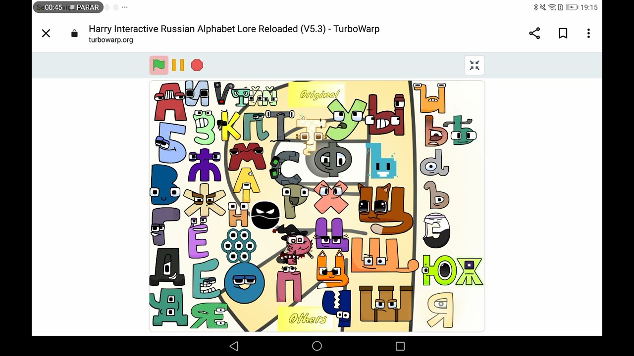 Russian Alphabet Lore band 3 - TurboWarp