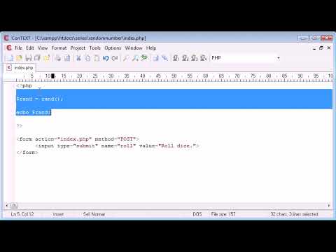 Beginner PHP Tutorial 60 Random Number Generation