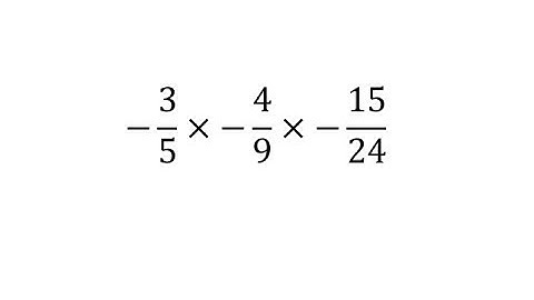 Multiplying Three Fractions (Signed) Ex 2
