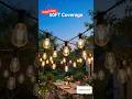 Transform Your Backyard 💡 50FT Shatterproof String Lights! #Shorts