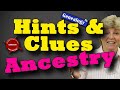 Hints and Clues on Ancestry