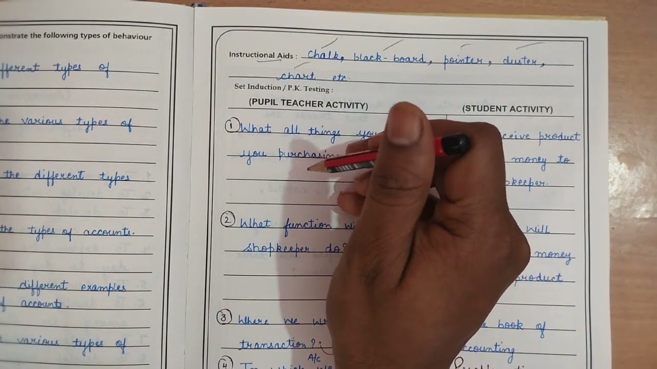 Account And Types Of Account Commerce Lesson Plan For B ed YouTube Account And Types Of Account Commerce Lesson Plan For B ed YouTube
