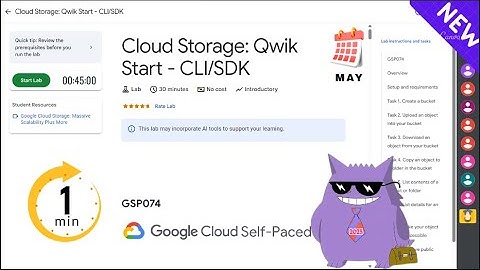 Cloud Storage: Qwik Start - CLI/SDK| #2025 | #GSP074 |#qwiklabs |Solution