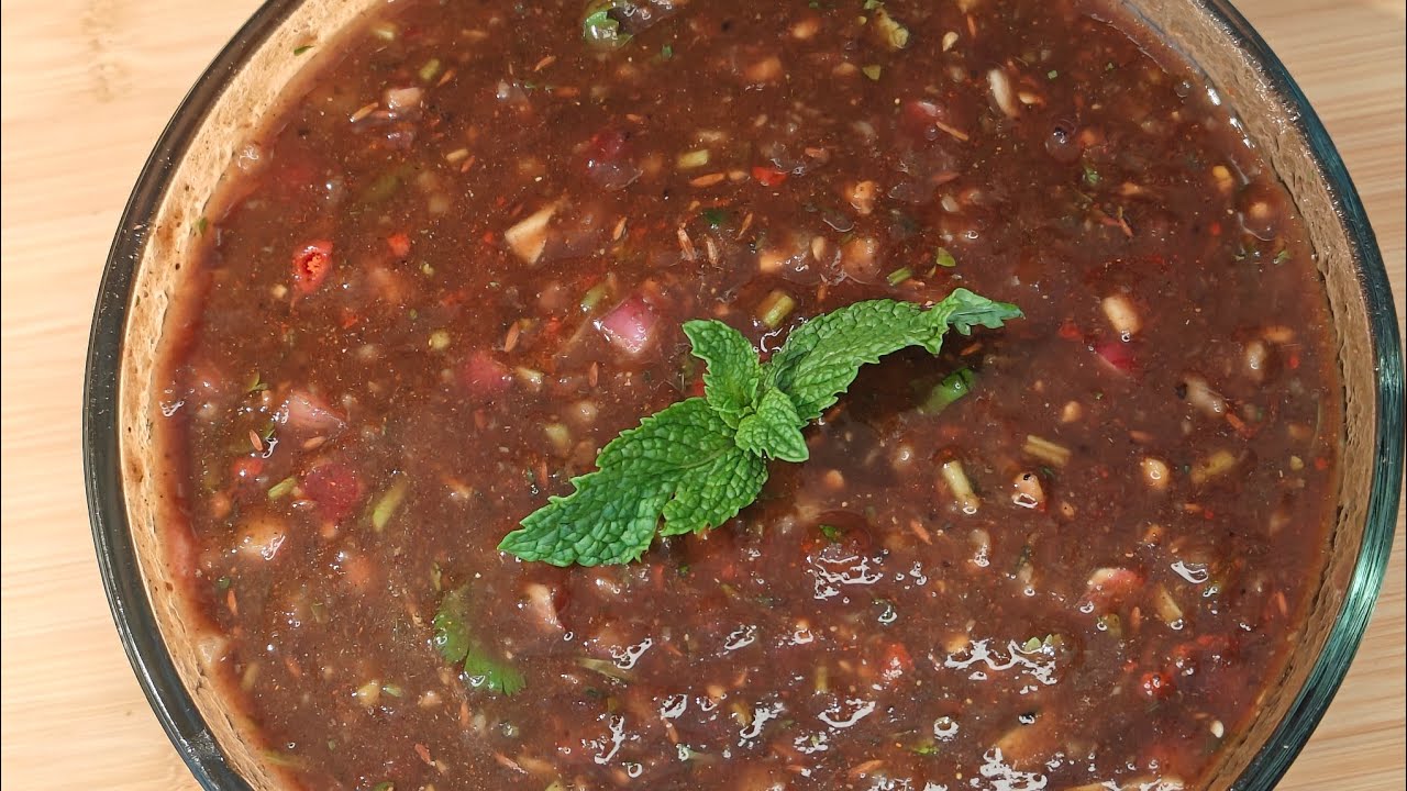 Amritsari Imli Pyaz Chutney for Kulcha & Chole l Street Style Sweet & Tangy Onion Chutney.