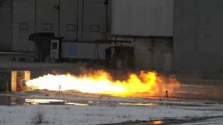 HEAT-1X rocket engine test