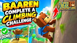 Baaren completes a Secret Climb Challenge in Super Bear Adventure
