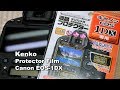 一眼レフカメラEOS-1DXの液晶保護プロテクターフィルムをケンコートキナーから買ったので貼り方などの件 Kenko Screen Protector