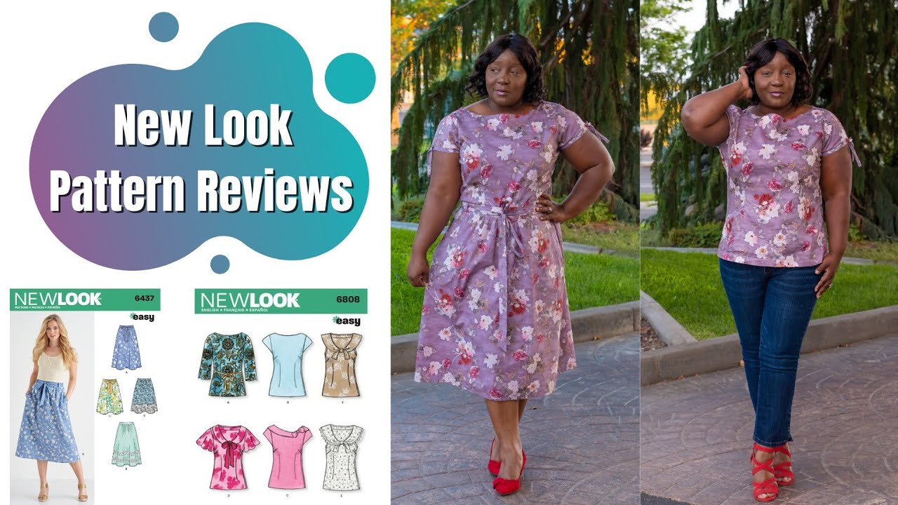 New Sewing Makes | Pattern Reviews New Look 6437, New Look 6808 - YouTube