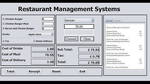 Java NetBeans Restaurant Management System - Tutorial