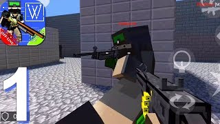 War Cube Online Offline Mobile Zombie Sniper Shoot - Gameplay Walkthrough Part 1 (Android Game) screenshot 1