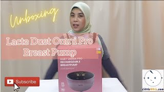 Unboxing Lacte Duet Omni Pro Double Breast Pump Littlewhiz