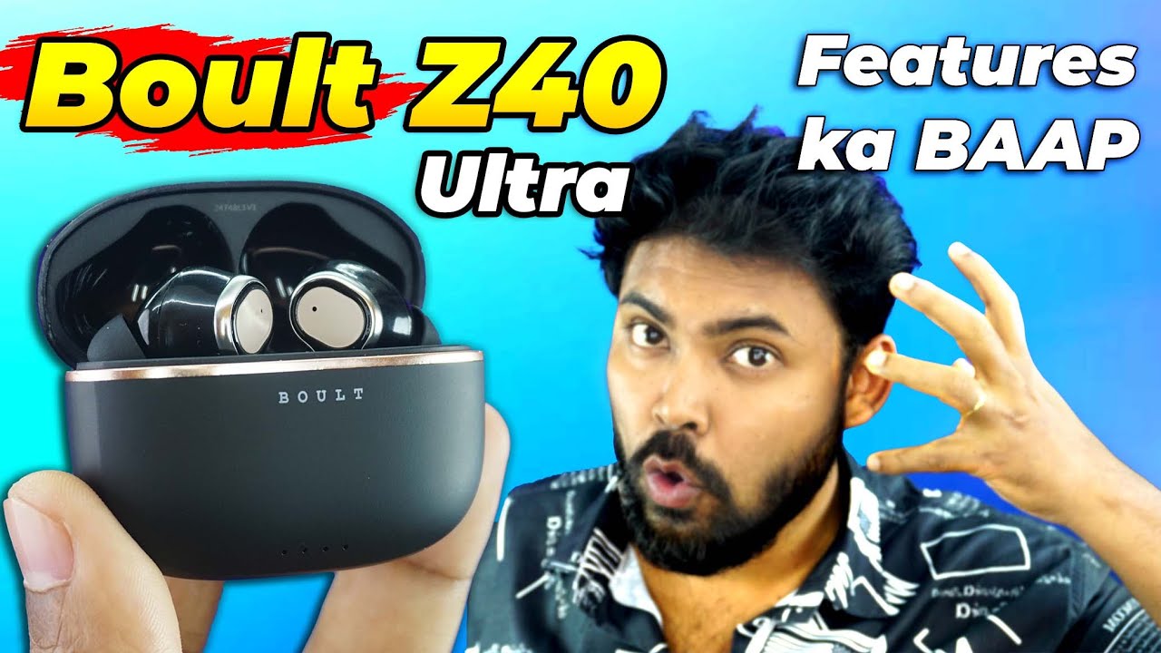 Boult Z40 Ultra | Massive 100H battery, ANC, Dual Device Connectivity