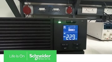How to Set Output Voltage in UPS SRV5KRIL-IN | Schneider Electric Support