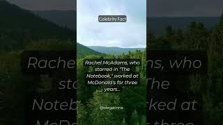 Celebrity Fact - Rachel Mcadams #Actress #Facts #Celebrity #Interestingfacts