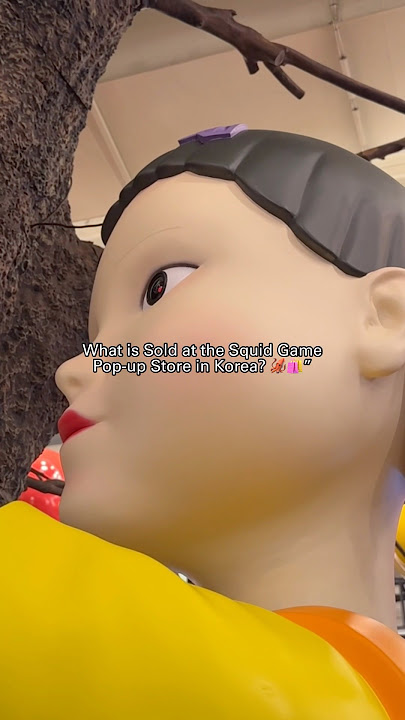 What is Sold at the Squid Game Pop-up Store in Korea? 🇰🇷