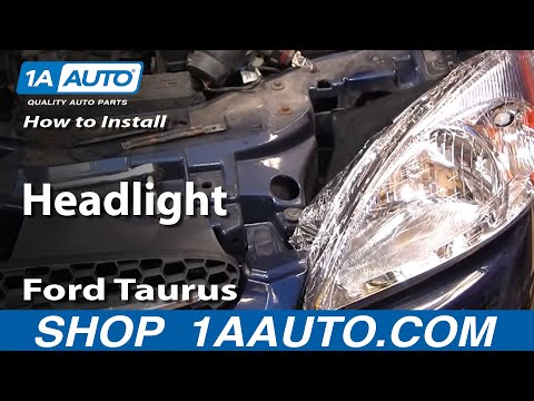 How to Replace Headlights 00-07 Ford Taurus