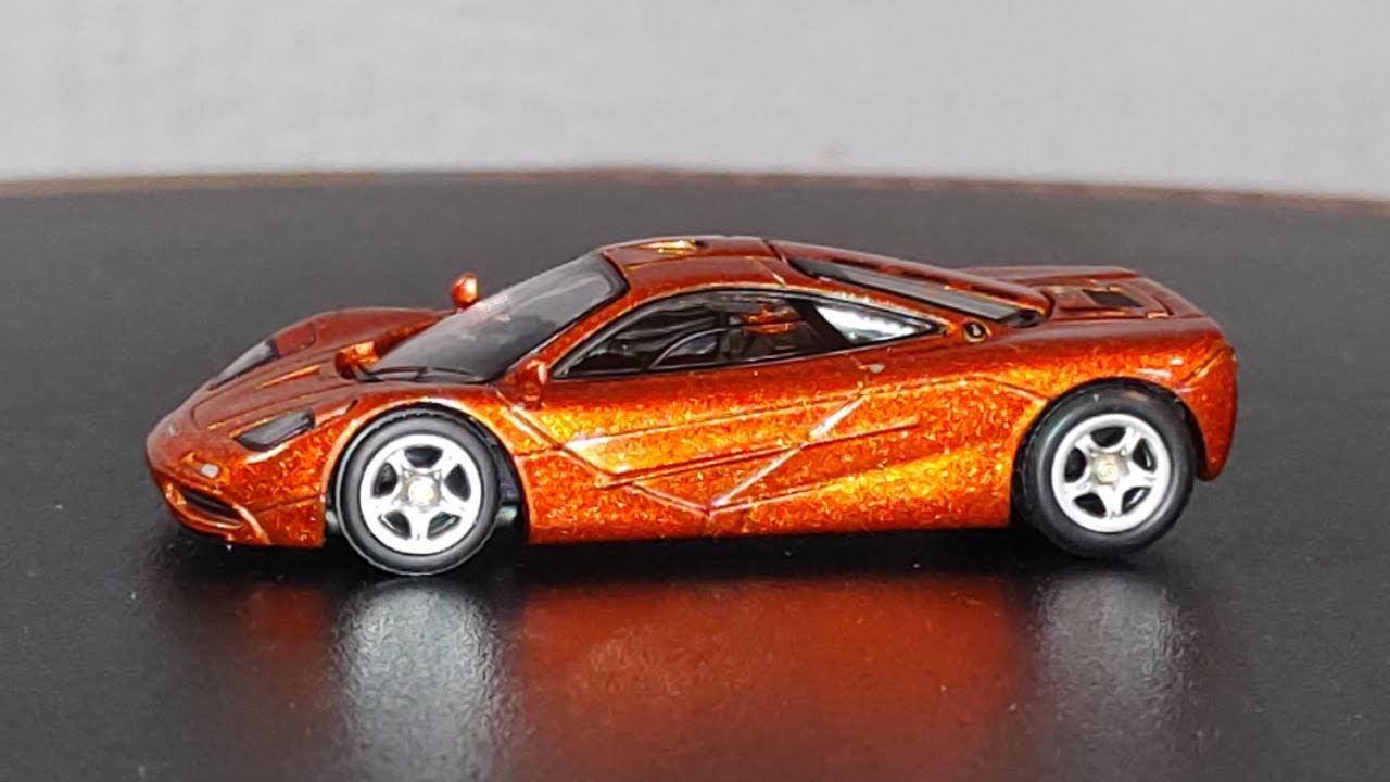 Pop Race 1/64 McLaren F1 Metallic Orange - YouTube