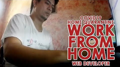 A day in a life of an Entry-level Web Developer (Work from Home - COVID 19 Quarantine - Philippines)