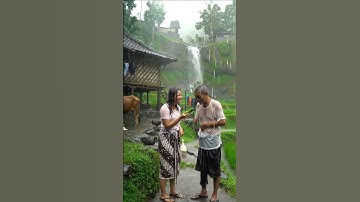 Kasih sayang Kakek Kepada Cucunya Saat Hujan Deras #shortvideo #shorts #rainsoundsforsleeping #rain