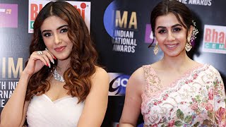 Gorgeous Malvika Sharma And Nikki Galrani Reveal Their Idea Of Pleasure On The Siima Red Carpet