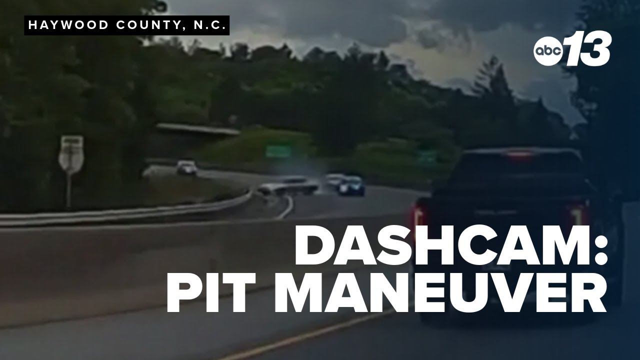 Dashcam footage: High-speed chase ends in PIT maneuver in NC - YouTube