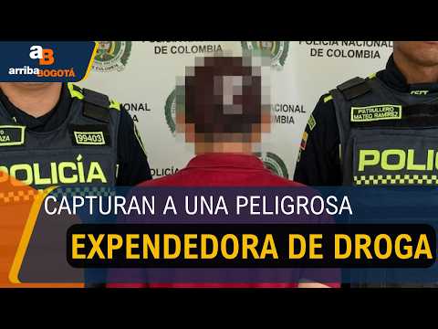 ⁣Capturan a una peligrosa expendedora de droga que frecuentaba parques y colegios en Bogotá |CityTv