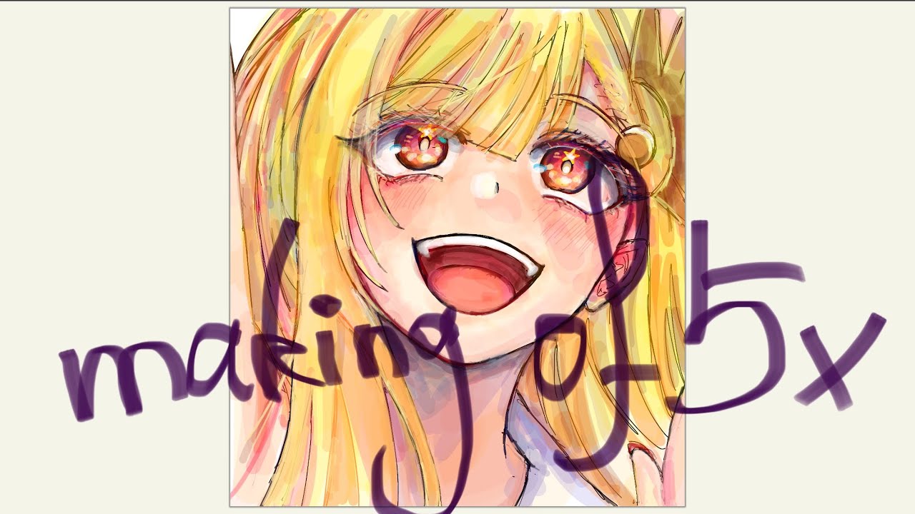 イラストメイキングmaking of 5x