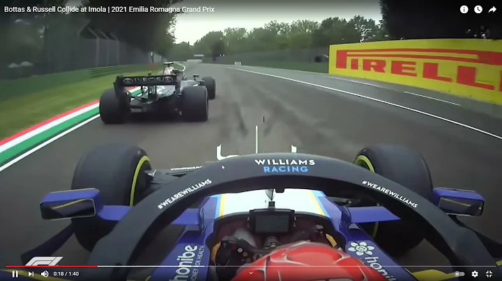 Bottas & Russell Collide at Imola   2021 Emilia Romagna Grand Prix
