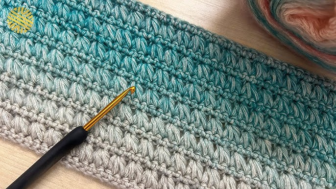 Easy Crochet Ridged Baby Blanket 