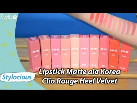 Lipstik Korea untuk Ombre & Full Lips | Review Clio Rouge Heel Velvet Lipstick Indonesia