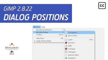 GIMP Tutorial - General #1 - How to manage dialog positions