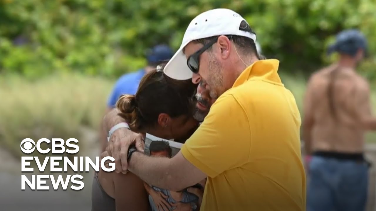 Families of Florida condo collapse victims hope for miracle - YouTube