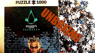 Puzzle Assassins Creed Valhalla Unboxing 1000 Elementów