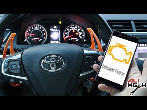 How to fix check engine light on TOYOTA Camry, Fixing camshaft position sensor code,How to read code