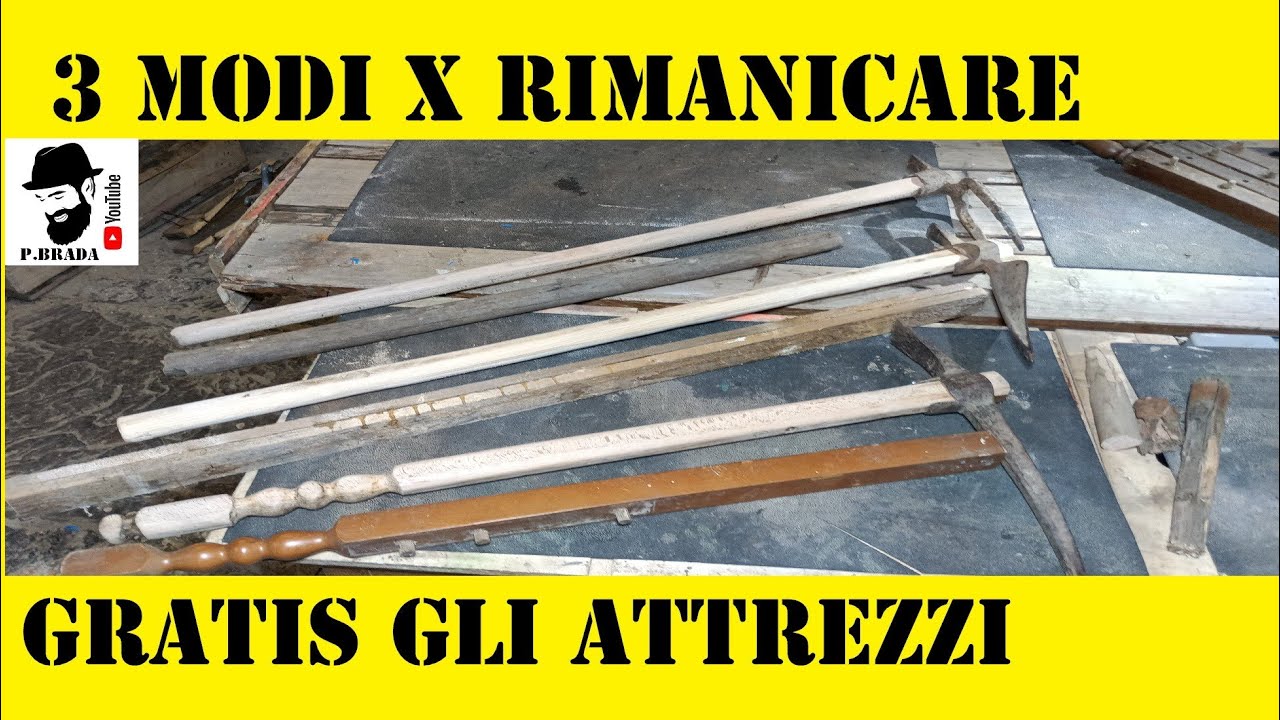 Come rifare i manici degli attrezzi a costo zero!