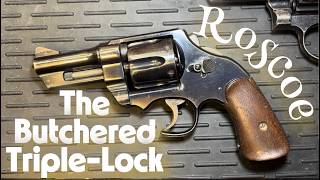 Roscoe:  The Gloriously Butchered S&W Triple Lock Fitz Special...among other things.