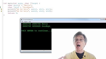 C Programming: Arrays, addresses and pointers