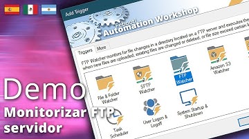 Supervisar un servidor FTP y enviar facturas por correo electrónico · Febooti Automation Workshop