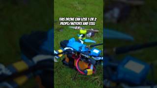 This drone can lose a prop or 2 (as long as its not on the same arm) and still fly! 🤯 #fpv #drone