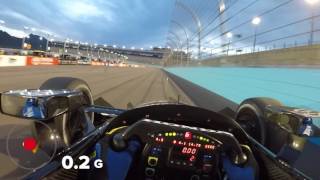 VISOR CAM: Graham Rahal at Phoenix Raceway