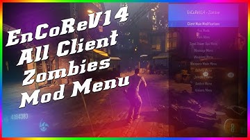 [PC/BO3] - EnCoReV14 All Client Zombies Mod Menu Showcase + FREE DOWNLOAD