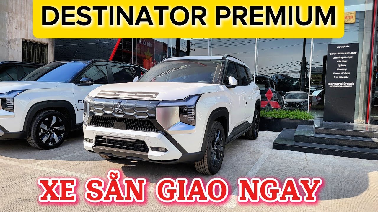 Xe Giao Ngay Mitsubishi Destinator Premium Trắng 2025 Trong Tháng tại Đồng Nai, TP HCM
