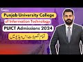 Pucit admissions 2024 policy  pu admissions 2024  learnup pakistan