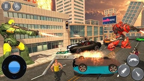 Robot Transformation Panther Car Robot Transform | Robot Fighting Battle | Android GamePlay