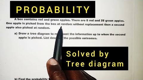 TREE DIAGRAM / Probability /combined events | word problem