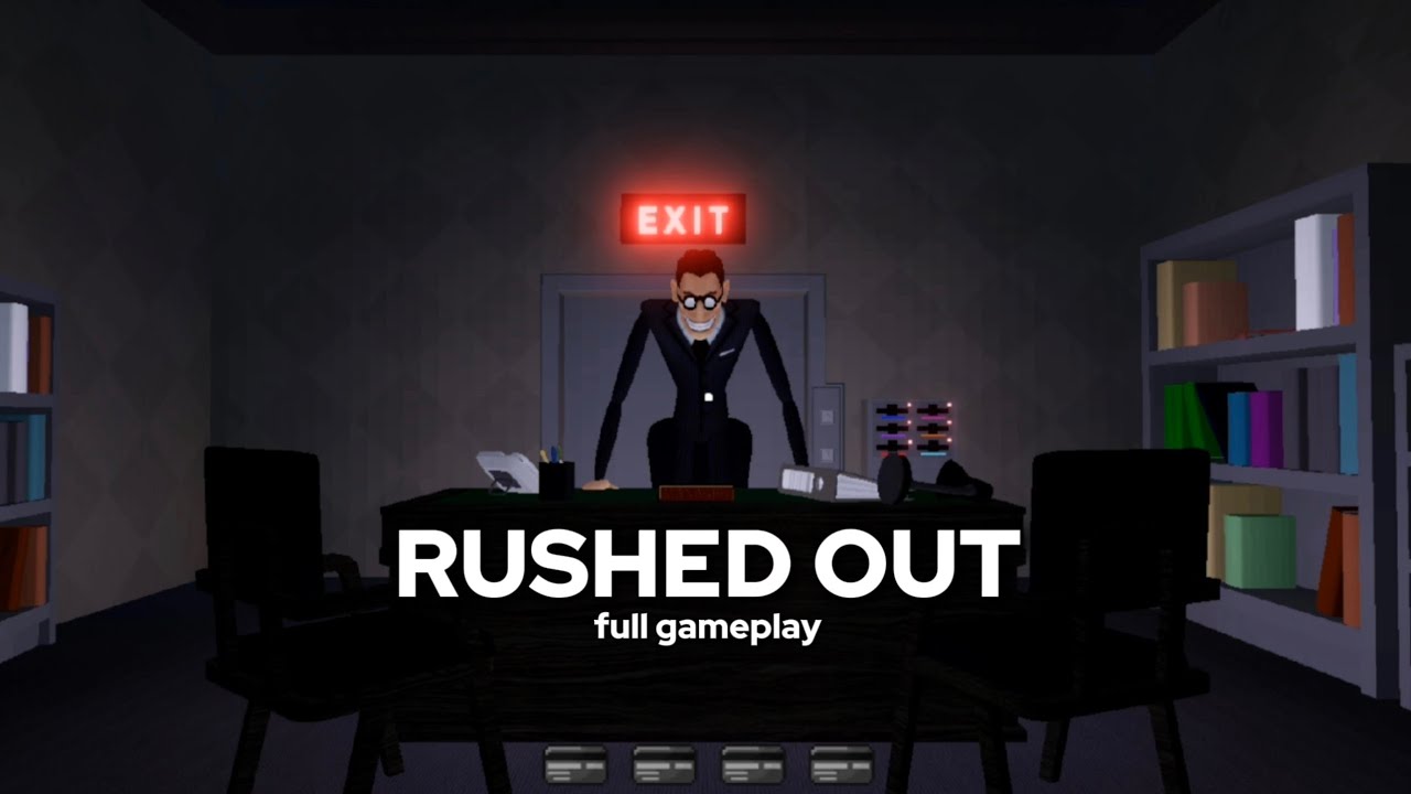 Roblox Rushed Out Full Gameplay YouTube 