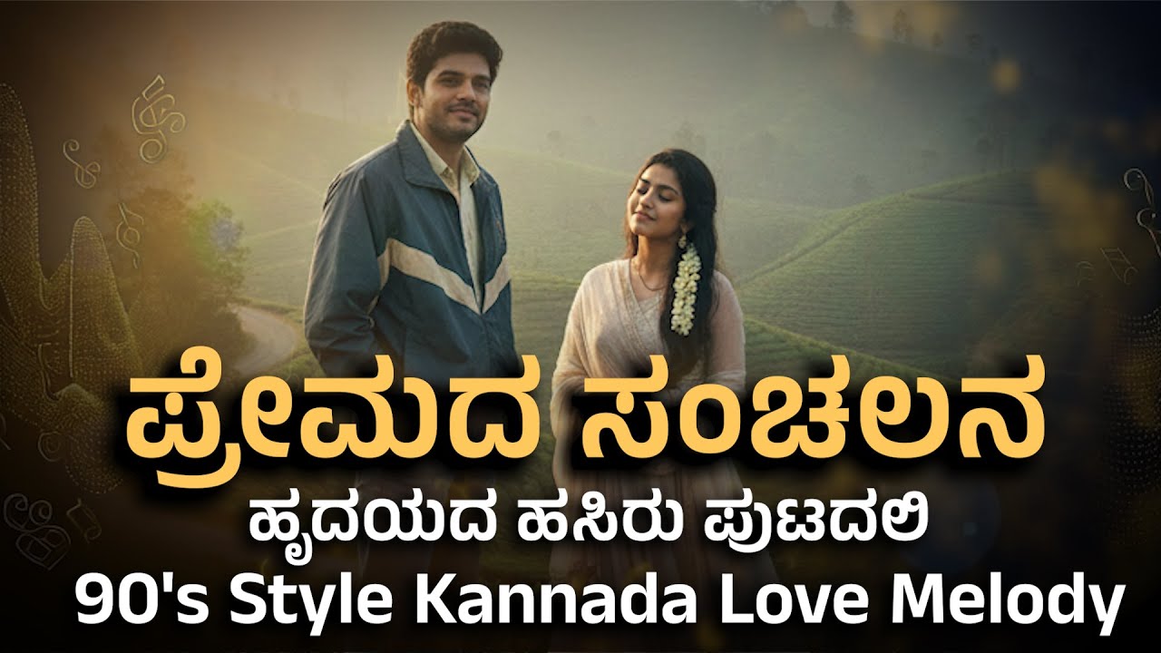 ಪ್ರೇಮದ ಸಂಚಲನ | ಹೃದಯದ ಹಸಿರು ಪುಟದಲಿ | Premada Sanchalana | 90's Style Kannada Love Melody | 