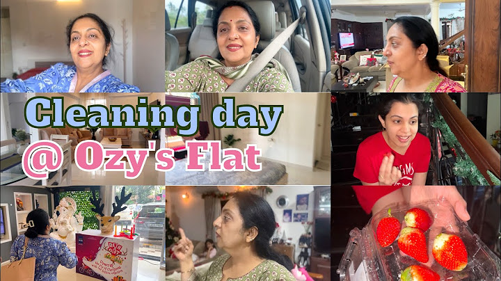 Cleaning day @Ozys Flat | Sindhu Krishna