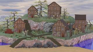 Modular Medieval House and environmental design 