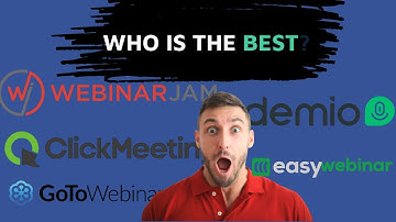 ✅Best Webinar Software Platforms 💯 - Webinarjam, Demio, GoToWebinar, Clickmeeting Compared